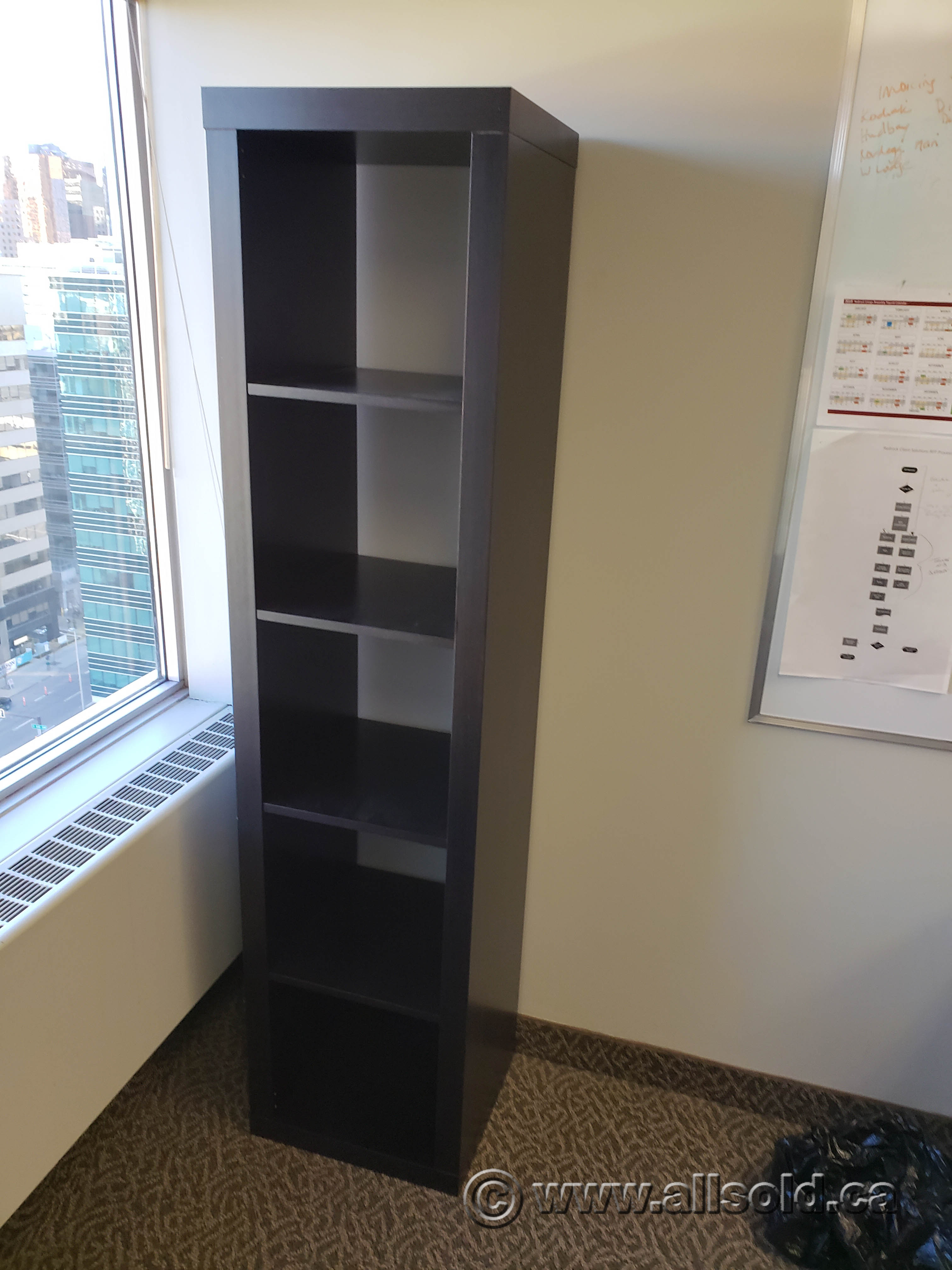 Black Lack Ikea Storage Cube Tower 5x1 Allsold.ca Buy & Sell Used